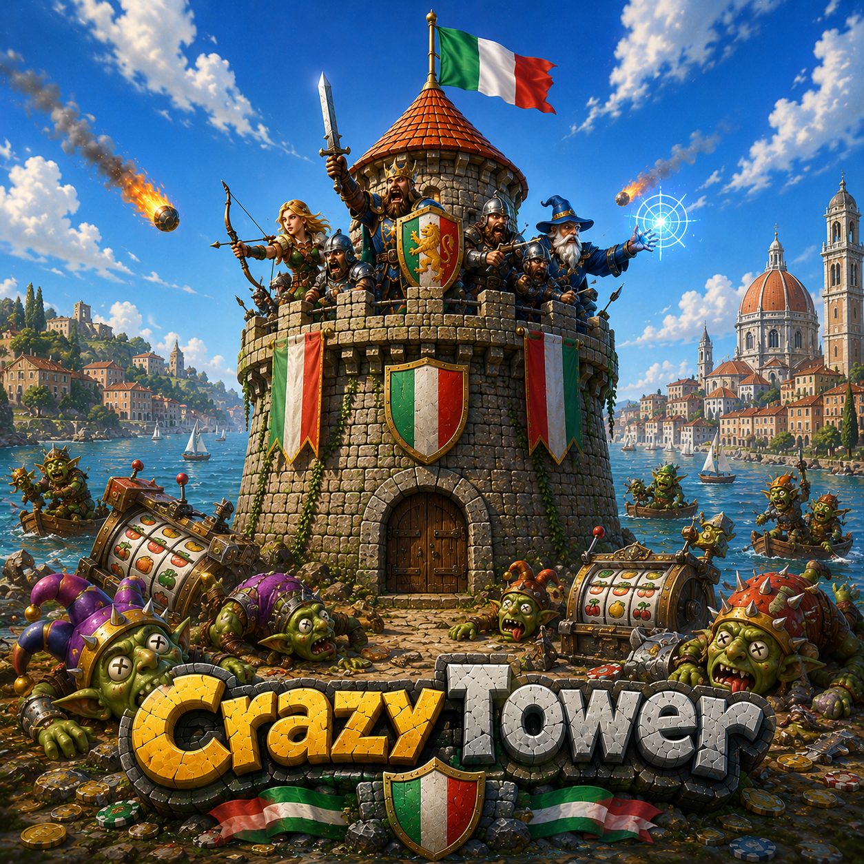 Eroe CrazyTower — difendi la torre dall'ondata di mostri